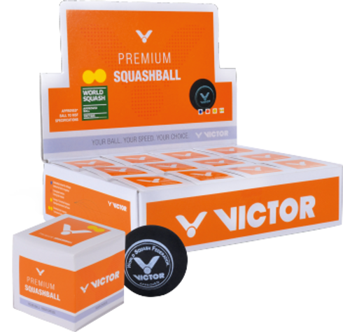 VICTOR Squash Double Yellow Balls NZ