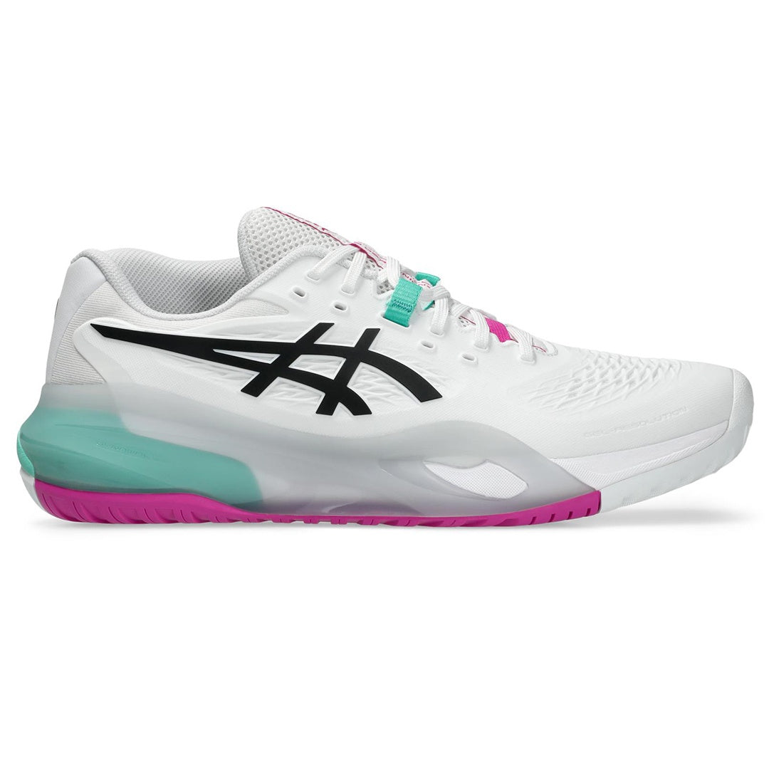 ASICS GEL-Resolution X Mens Tennis Shoes White/Aurora Green