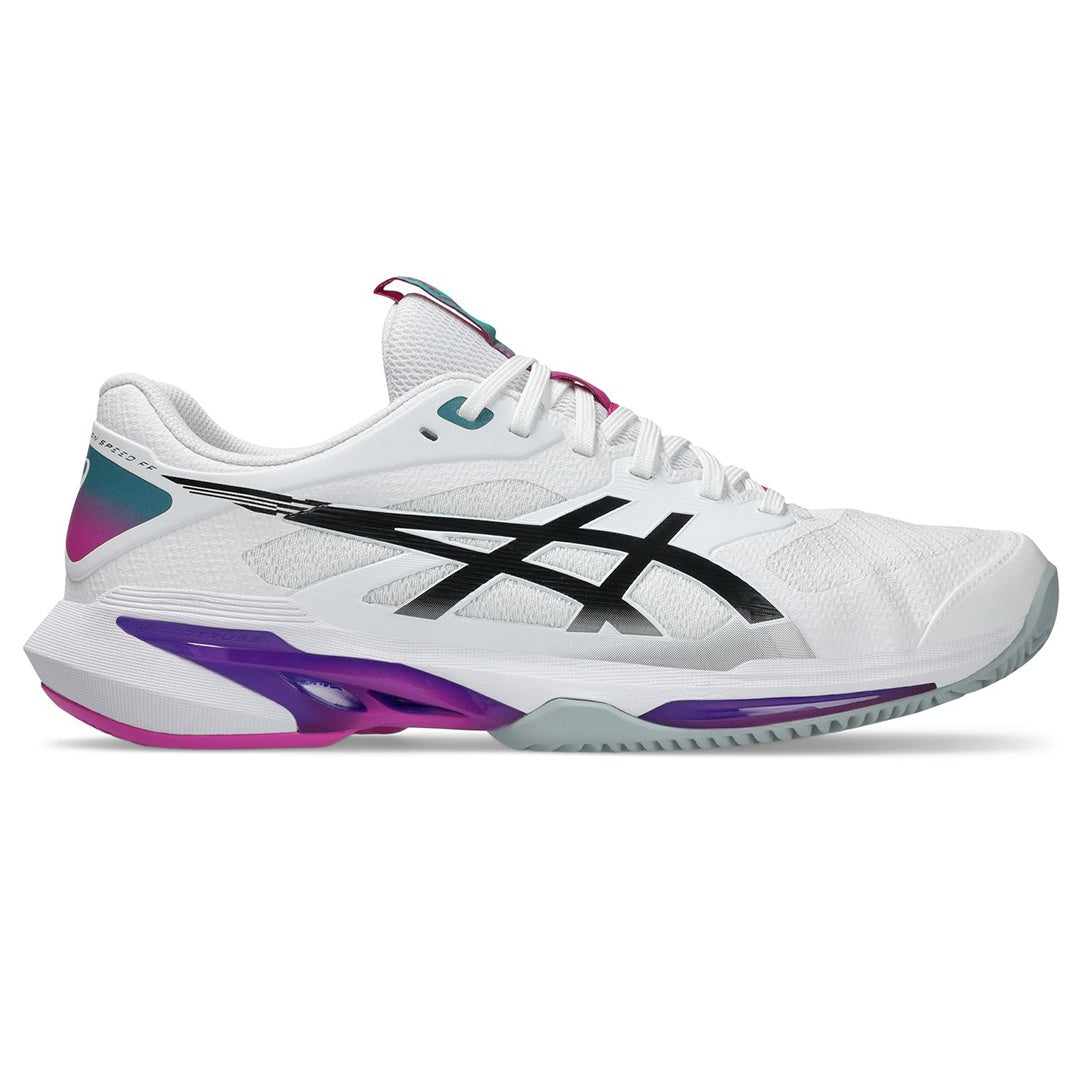 ASICS GEL-Solution Speed FF4 Mens Tennis Shoes White/Aurora Green
