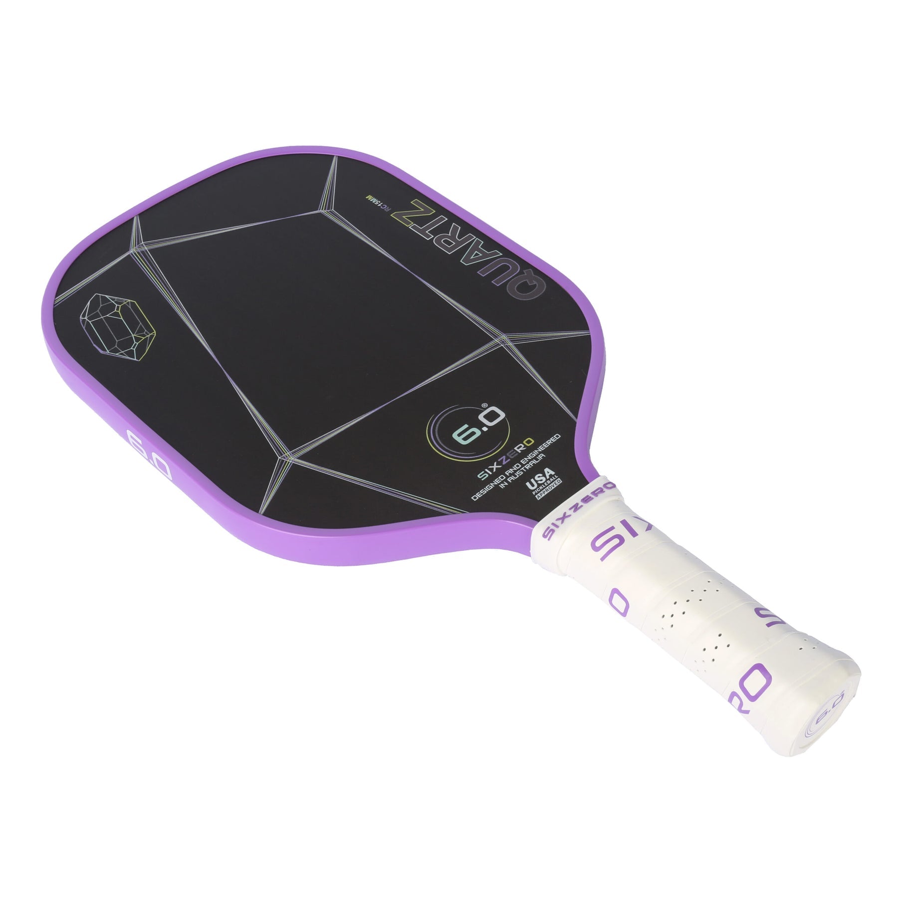 Six Zero Quartz Pickleball Paddle Purple