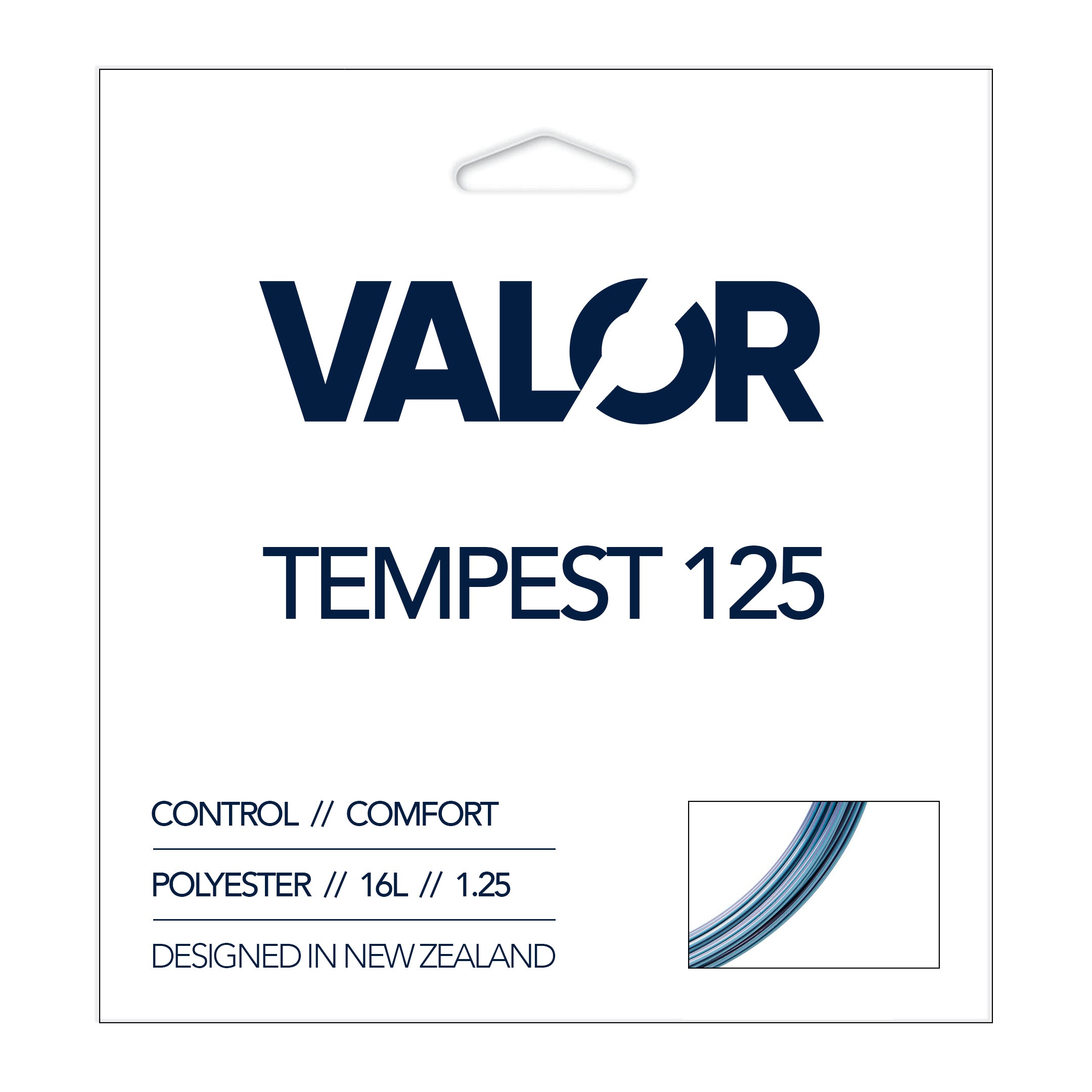 VALOR Tempest 125 Tennis String Set