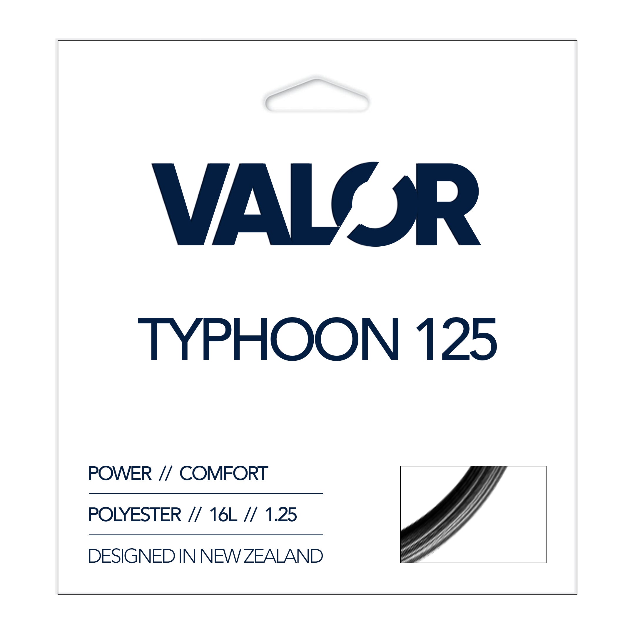 VALOR Typhoon 125 Tennis String Set